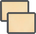 Silicon Baking Mats, 16.5"x11.6" 2-Pack Reusable Silicon Baking Mat Sheet, Baking Sheets Non-Stick, Food Safe Baking Mats Can Be Used For Baking Cookies, Bread, Pizzas