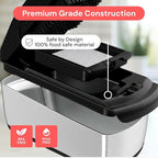Fullstar The Original Pro Chopper - Vegetable Chopper and Spiralizer, Food Chopper with Container, Fruit Slicer, Kitchen Gadgets & Gifts, Home Essentials (9 in 1, SS Black)