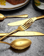 EUIRIO 80Pcs Gold Silverware Set, Stainless Steel Flatware Cutlery Set Service for 16, Mirror Polished Gold Utensils Set Include Forks Spoons Knives for Home, Wedding, Restaurant, Dishwasher Safe