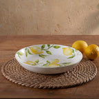 Mikasa Lemons Bone China Lightweight Chip Resistant Set Of 4 Pasta Bowls, 8.5 Inch, 20 fl oz
