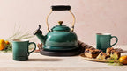 Le Creuset Stoneware Set of 4 Mugs, 14 oz. each, Artichaut