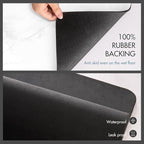 Drying Mat for Kitchen Countertops, Coffee Mat Hide Stain Rubber Backed Absorbent Dish Drying Mat