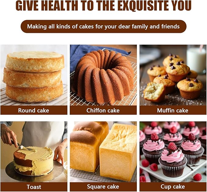 28 PCS Nonstick Silicone Baking Pans Set,With Baking Pan Cake Molds,Fluted Pans,Donut Pan,Muffin Pan,Nonstick Cake Pan Reusable Tube Oven Baking Mold for Muffin, Cake, Bread(Light Grey)
