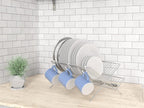 Simple Houseware Collapsible Dish Drying Rack, Chrome