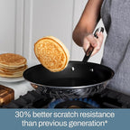All-Clad D3 8 Inch Stainless Steel Pro Non Stick Frying pan, 3-Ply Stainless Steel Pan, Induction, Oven Broiler Safe 500F Skillet, Professional Cookware, Silver