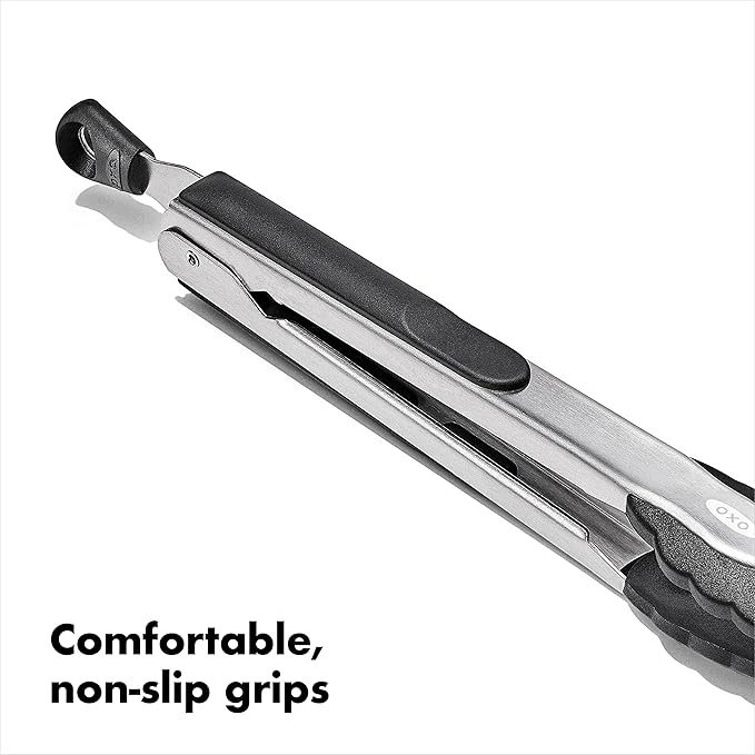 OXO Good Grips 9-Inch Locking Tongs with Nylon Heads