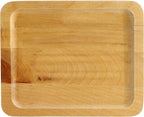 Elama MegaChef Cast Iron Mini Fry Pan/Saute Pan with Wood Tray, Cookware, Bakeware, Serveware