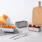 LIANYU 24 Pack 6.3 x 3.5 Inch Mini Loaf Pans for Baking Bread, Stainless Steel Small Bread Loaf Pan Mold for Homemade Meatloaf, Metal Tin Loaf Pan Perfect for Banana Sourdough, Dishwasher Safe