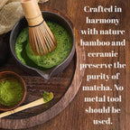 Matcha Whisk Set – 3 Bamboo Chasen Whisks (80, 100, 120 Prongs) | Traditional Japanese Matcha Tea Whisk Kit for Latte, Green Tea & Ceremony