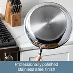 All-Clad D3® Stainless Steel 10 inch Frying Pan- Made in the USA- The Original Bonded Professional Cookware- Oven Safe & Induction Compatible