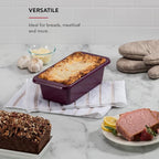 KitchenAid Nonstick Swiss Engineered Aluminized Steel Loaf Pan, Dishwasher Safe, 9 x 5 Inch, Beetroot