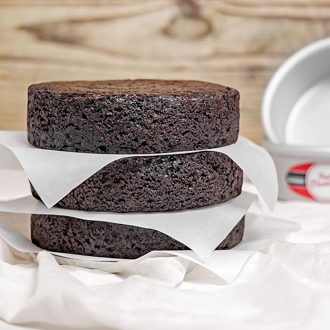 Fat Daddio's Aluminum Round Cake Pan, 4" Deep - 6"