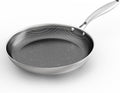 COOKER KING 10-Inch Stainless Steel Pan, Hybrid Nonstick Frying Pan, Skillet, 3-Ply Clad Cookware, Even Heat Distribution, Dishwasher & Oven Safe, with Stay-Cool Handle, Induction Compatible