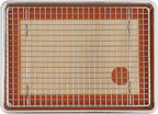Mrs. Anderson's Baking Non-Stick Silicone Baking Mat - Reusable Oven Liner & Pastry Mat - For Breads, Cookies, Roasting & More - Baker’s Essentials - Heat-Resistant to 480°F - Quarter-Size Baking Mat