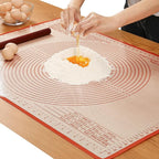 Silicone Pastry Mat 34x26 Inch Nonstick Baking Mat -Perfect for Dough, Pastry, Dough Rolling, Kneading Board, Pie Crust, Fondant, Pasta/Pizza, Kitchen Counter Mat
