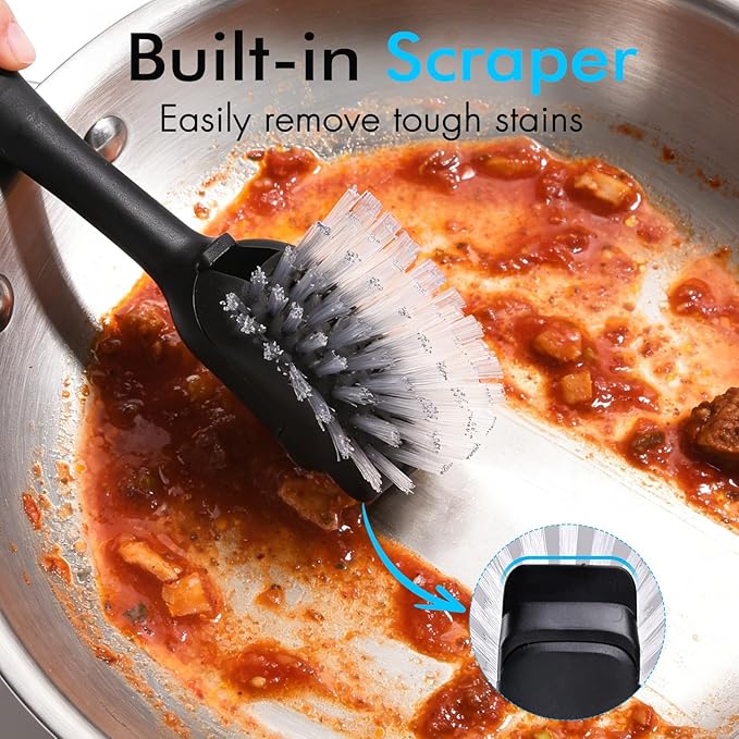 Brush Refill for OXO Steel Dish Brush - 8 Pack Dish Brush Cleaning Replacement Head