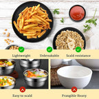 Wheat Straw Dishes Set 16 PCS, Service for 4,Unbreakable and Ruseable Plastic Dinnerware Sets,Dishwasher & Microwave Safe Plates Set for Kitchen,Camping,Dorm,Dessert Plates, Drinking Glasses（Black）