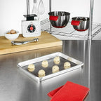 Fat Daddio's Natural Aluminum Quarter Sheet Pan, 2-Pack