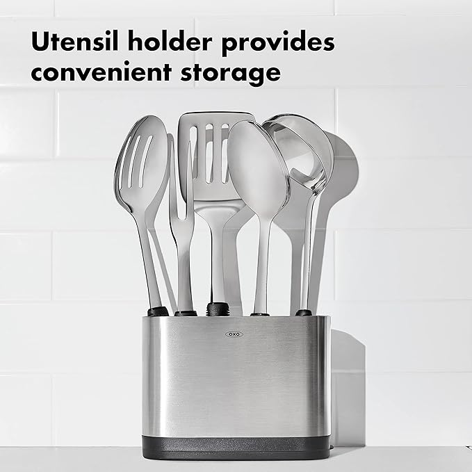 OXO Good Grips Stainless Steel Prep & Serve Kitchen Tool 6pc Set