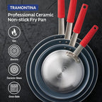 Tramontina Professional 10-Inch Ceramic Non Stick Frying Pan, Heavy-Gauge Aluminum Skillet with Ceramic Nonstick Coating, Dishwasher and Oven Safe, Gray