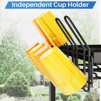 SNTD Over The Sink Dish Drying Rack - Adjustable Dish Rack for Kitchen Counter, Metal (Black)