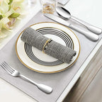 18/10 Silverware Set, E-far 60-Piece Stainless Steel Flatware Cutlery Set Service for 12, Metal Tableware Eating Utensil Sets for Home/Restaurant/Wedding, Elegant & Classic Style - Dishwasher Safe