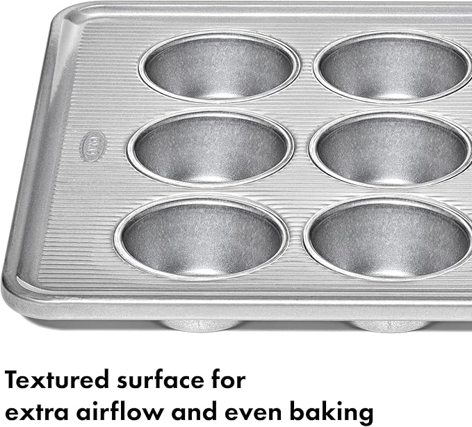 OXO Good Grips Non-Stick Pro Clear Coated Metal Bakeware 12 Cup Muffin Pan, Muffin Pan