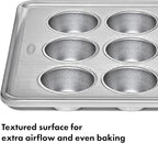 OXO Good Grips Non-Stick Pro Clear Coated Metal Bakeware 12 Cup Muffin Pan, Muffin Pan