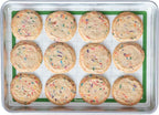 Tovolo TrueBake Silicone Baking Mat Half Sheet with Grid Lines for Baking Cookies Pastry Rolling Dough Cooking, Heavy Duty Heat Resistant Reusable Non Stick BPA Free Bakerware Liner Mat Oven Safe