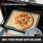Baking Mat, 26" x 16" Large Silicone Non-slip Baking Pastry Mat with Measurement, Non Stick Silicone Mats for Kitchen Counter, Fondant Mat, Counter Mat, Dough Rolling Mat, Oven Liner, Pie Crust Mat