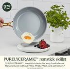 Cuisinart Cookware Set, 11 Piece Stainless Steel Cookware Pots and Pans, Home and Kitchen Durable Stainless Steel for Everyday Cooking, Matte Thyme, MT89G-11