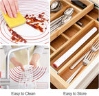 HOOMIL Silicone Baking Mat, Non-Stick, Non-Slip, Extra Large Pastry Mat for Rolling Dough, Bread Pie Crust Pizza Cookies Fondant Making, with Measurements - 28"x20"