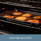 All-Clad Pro-Release Nonstick Bakeware Set 5 Piece Oven Safe 450F Half Sheet, Cookie Sheet, Muffin Pan, Cooling & Baking Rack, Round Cake Pan, Loaf Pan, Baking Pan Grey