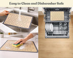 Macaron Silicone Baking Mats Set of 2, Half Sheet Nonstick Reusable Baking Sheet Liners for Macarons, Cookies and Pastry, Gray