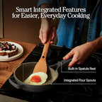 Our Place Mini Always Pan | 8.5" Ceramic Pan with Modular Lid & Beechwood Spatula | Patented 10-in-1 Nonstick, Non-Toxic Cookware Made Without PFAS | Induction & Oven-Safe up to 450°F | Char