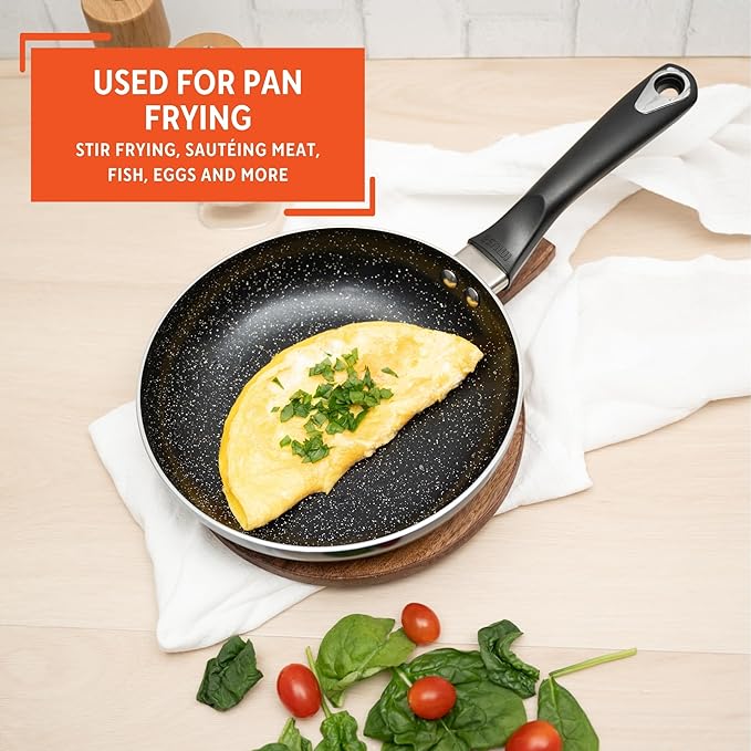 IMUSA 8” Bistro Ceramic Nonstick Fry Pan with Bakelite Handle