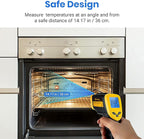 Etekcity Infrared Thermometer Laser Temperature Gun 1080, -58°F~ 1130°F for Meat Food Candy Pizza Oven, Heat Gun for Cooking, Kitchen, Fridge, Reptile, BBQ, HAVC, Adjustable Emissivity & Max Measure