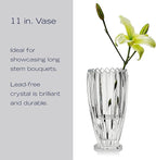 Mikasa Estate Crystal Vase, 11 Inch