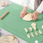 Silicone Mats for Baking 26" x 18" Pastry Mat with Measurements Extra Thick Baking Mat for Rolling Out Dough,Bread,Pie,Cookies,Sourdough,Pizza and fondant,Food Grade Dough Mat