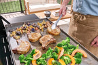 Cuisinart 24-Piece Griddle Tool Set with Storage Tote, Stainless Steel Flat Top Grill Accessories with Spatulas, Melting Dome, Smash Burger Press, Scraper & Tongs, Perfect for BBQ, Tailgates, Camping