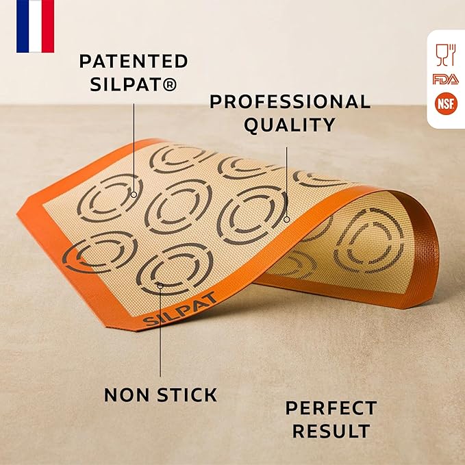 Silpat The Original Perfect Cookie Non-Stick Silicone Baking Mat, 11-5/8" x 16-1/2"