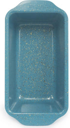 casaWare Loaf Pan 9 x 5-Inch Ceramic Coated Non-Stick, Blue Granite, standard