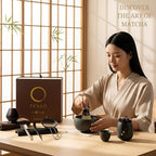 ZENSO Premium Matcha Whisk Set – 10 Piece Japanese Matcha Tea Ceremony Kit | Matcha Bowl, Tea Canister, Purple Bamboo Whisk, Whisk Holder, Sifter, Scoop & Scoop Holder, Tea Cup, Tea Cloth, Tea Spoon