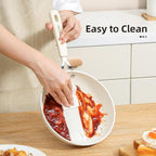 Mini Nonstick Egg Pan, 6.3 Inch Omelet Pan, Small Single Serve Egg Nonstick Skillet, Medical Stone Coating Cookware with Heat-Resistant Handle (16 cm, White)