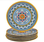 Certified International Portofino 12 Piece Melamine Dinnerware Set, Service for 4, Multi Colored