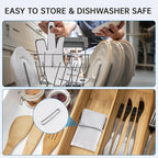 NiHome 4-Pack Silicone Bread Loaf Pan Liners, Reusable and Nonstick Silicone Bread Sling, Fit for 9x5, 9.5x5, and 10x5 Inch Loaf Pans, Dishwasher Safe, Easy to Clean (White)