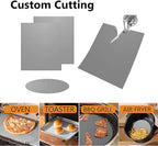 UBeesize 4 Pack Thickened Silver Oven Liners for Bottom of Oven BPA & PFOA Free, Reusable 16x24 Inch Heavy Duty Non Stick Teflon Oven Mats, Fit Electric Gas Toaster Convection Microwave Ovens Grills