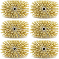 Dish Brush Refill Head for OXO Soap Dispensing Dish Brush, 6 Pack Dishwashing Brush Head Replacement, Khaki