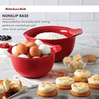 KitchenAid Universal Mixing Bowls, Set Of 3, Empire Red