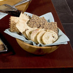 Lipper International Bamboo Wood Salad Bowl, Small, 7" Diameter x 2.25" Height, Single Bowl